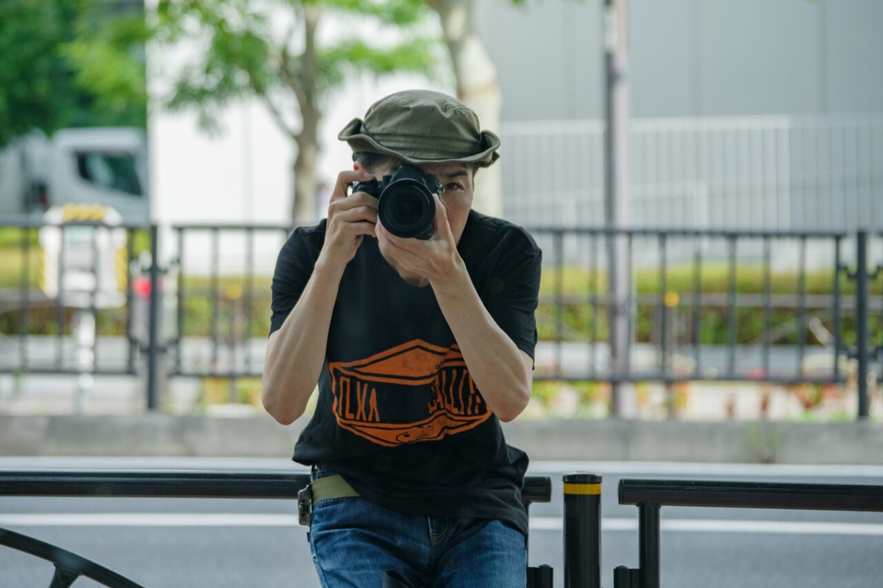 写真を撮る人