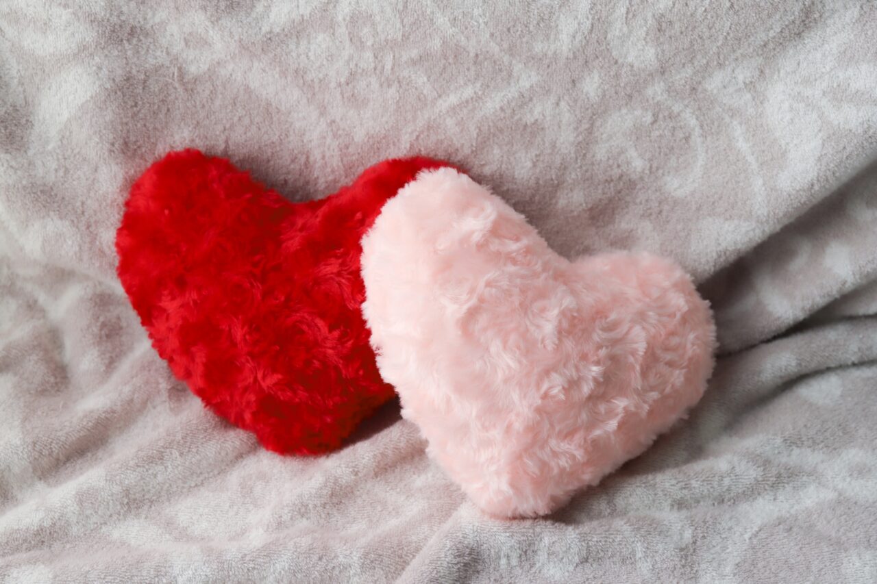 ハートのクッション　イメージ