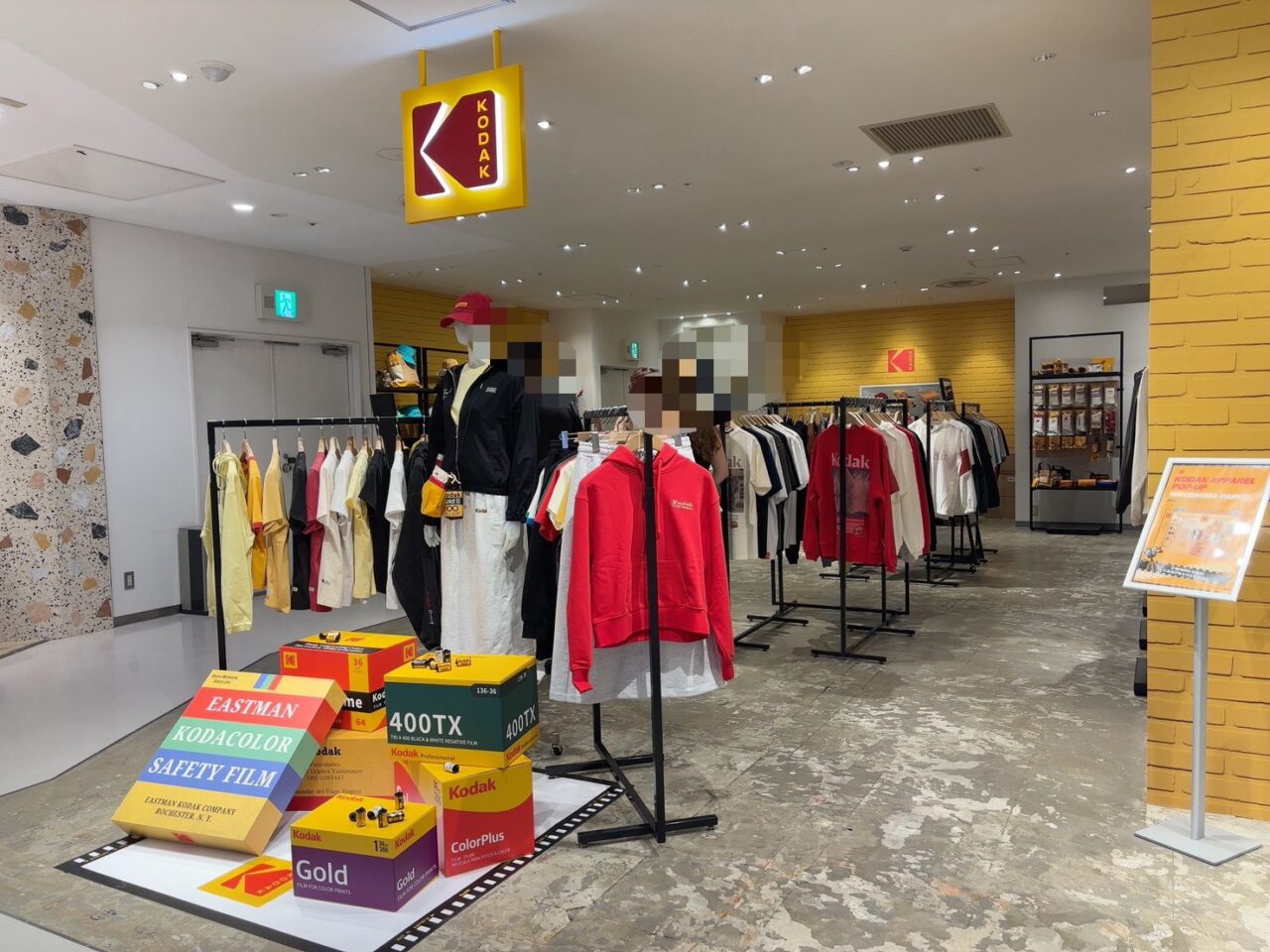 広島PARCO本館2階に登場したKodak Apparel（コダック アパレル）の店舗