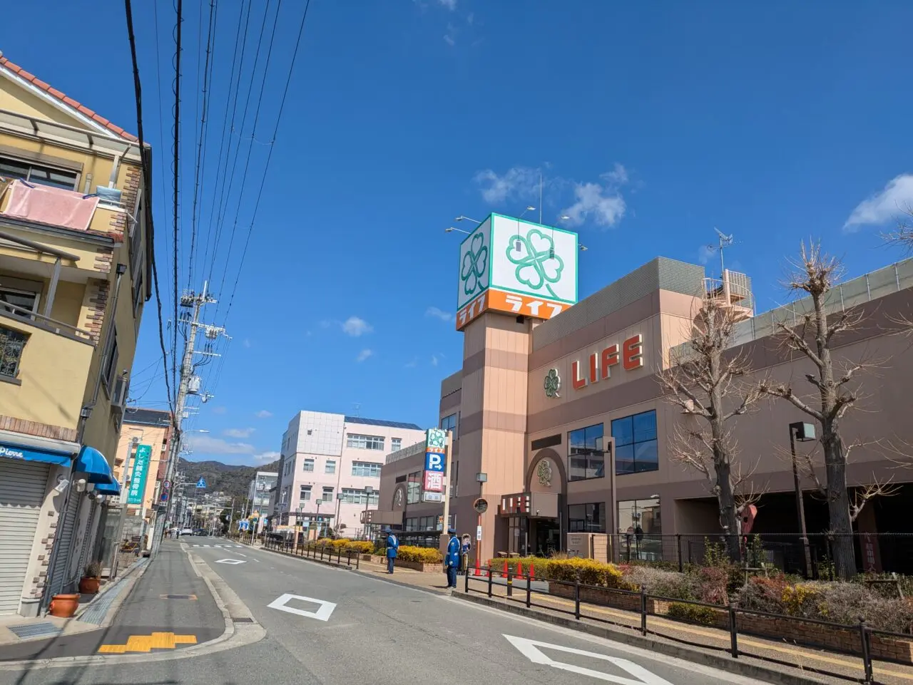 お店の近くの様子