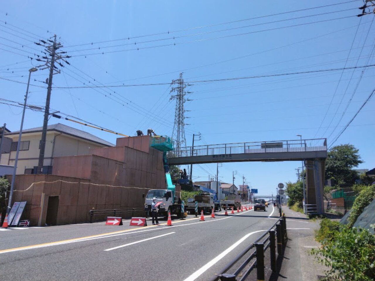 磐田市石川建設歩道橋