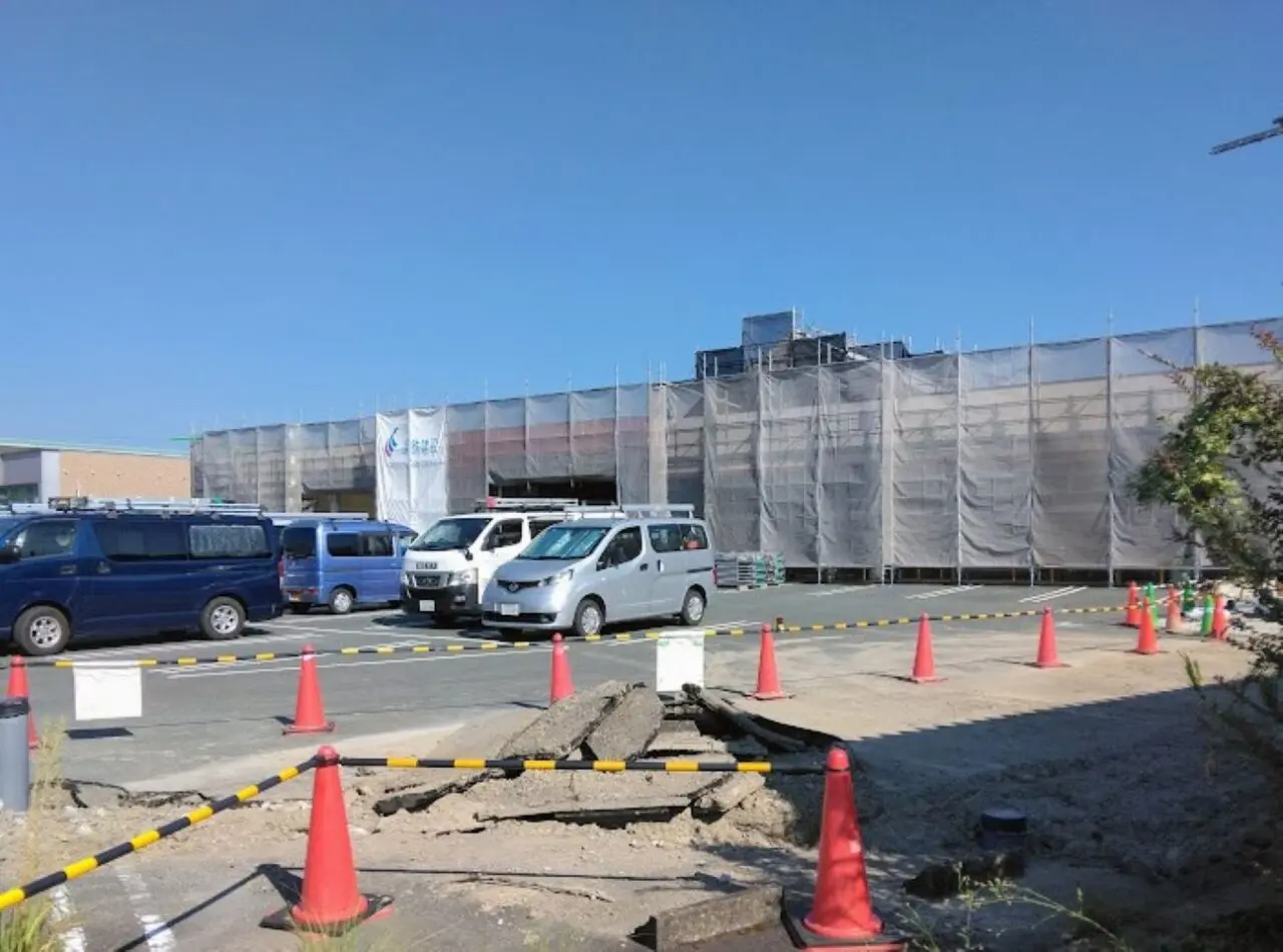 周智郡森町遠鉄ストア建設中
