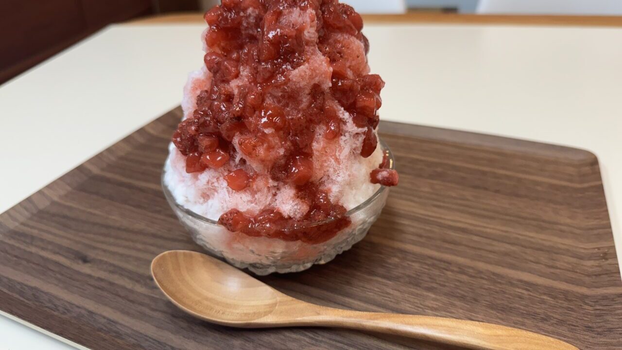 久喜市レンタルスペースかしの木でかき氷