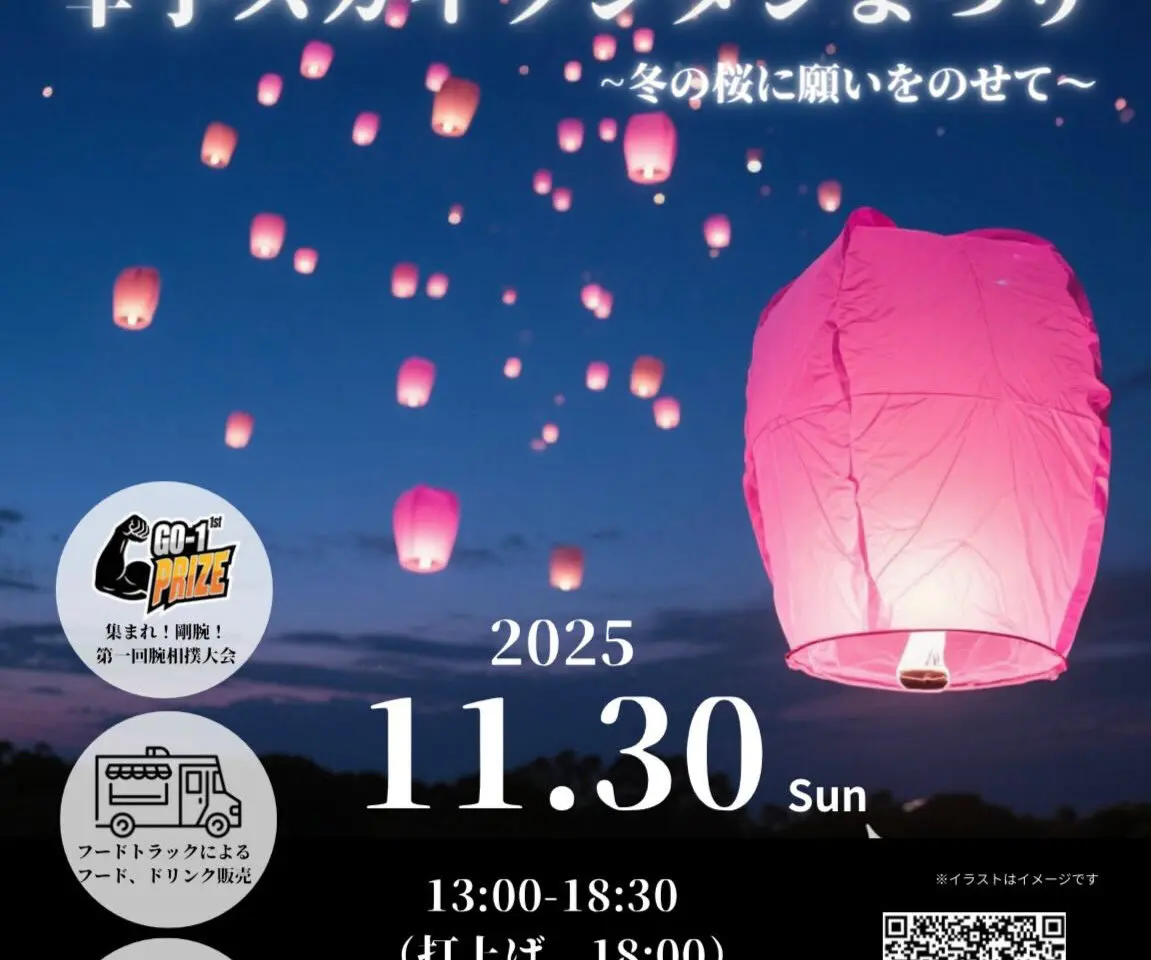 幸手市権現堂スカイランタンまつり祭り