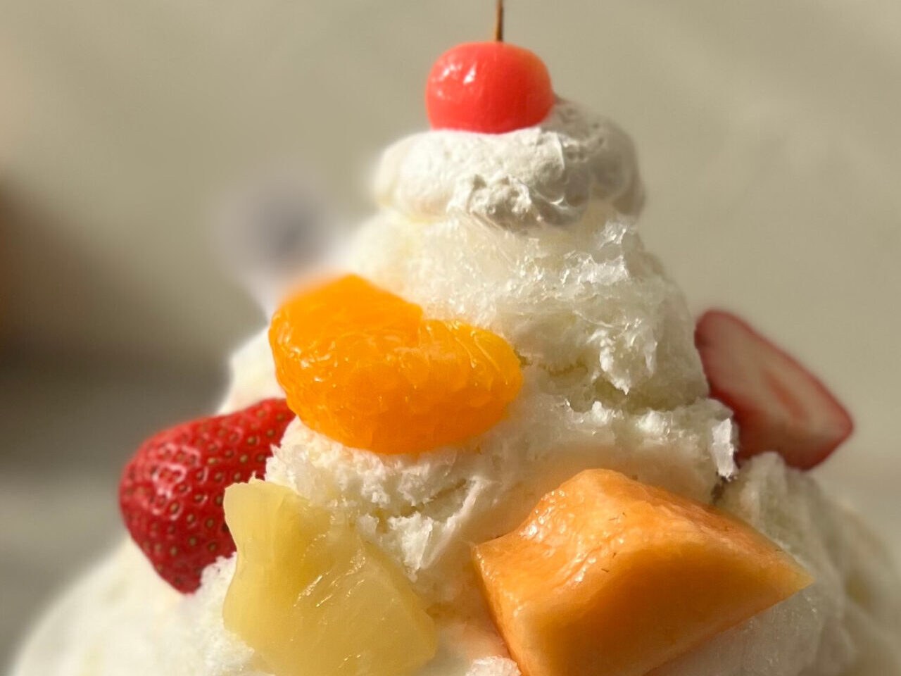 菖蒲三箇のセブンで買える雪ミルクの果物