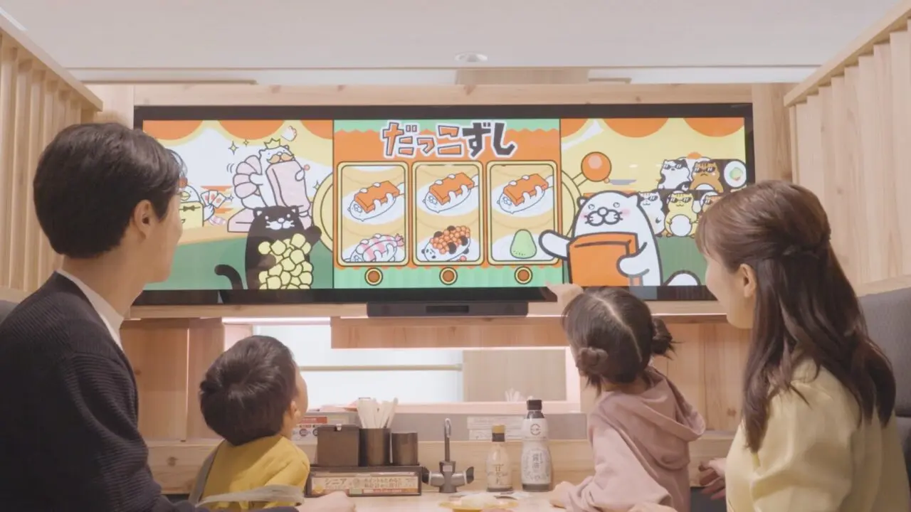 タッチディスプレイは1テーブルで2名同時に操作できるのも嬉しいポイントです。