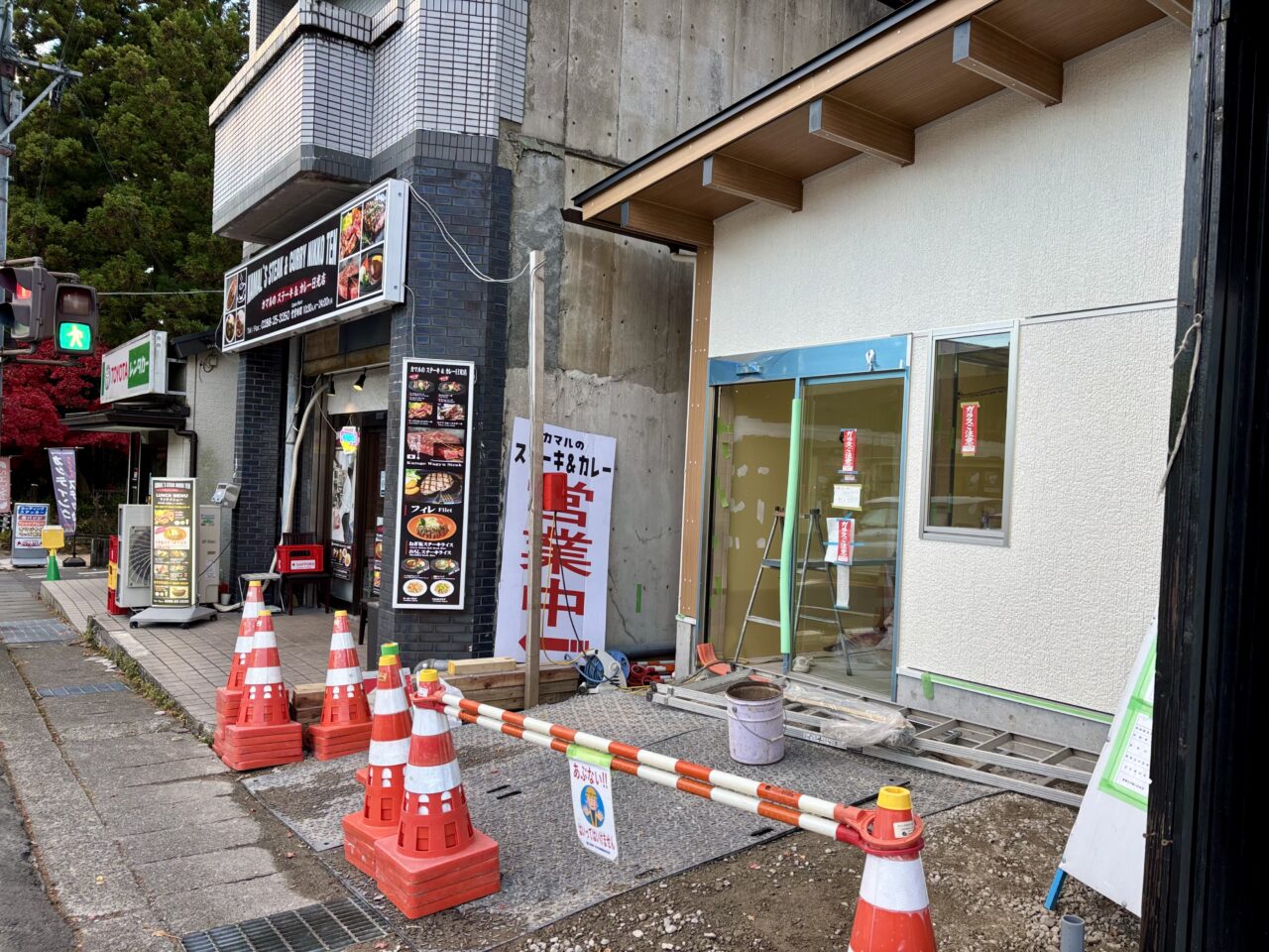 トヨタレンタリース栃木建設中の場所