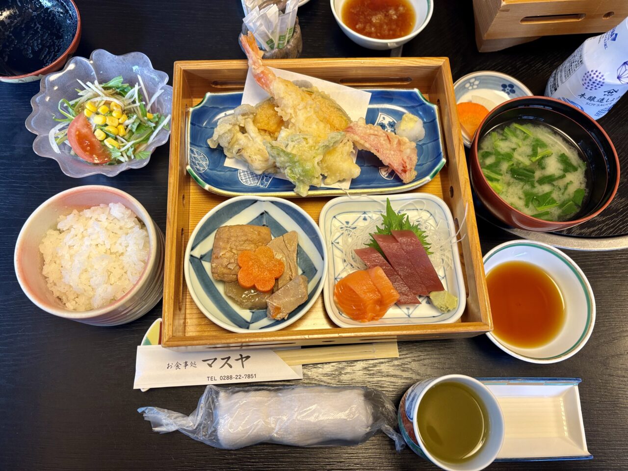 天ぷら＆お刺身ランチ