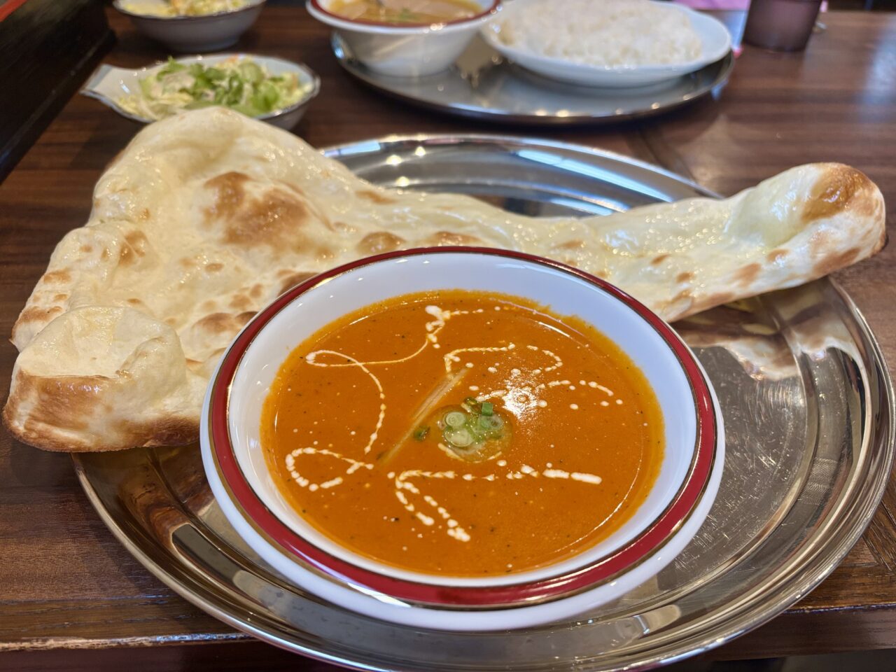 バターチキンカレーとナン