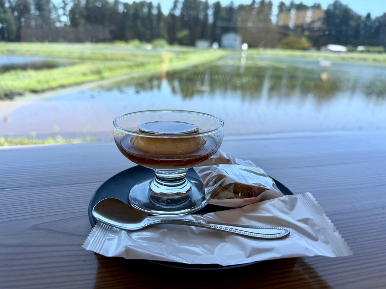 だいくのカフェなみき田園を眺めながら