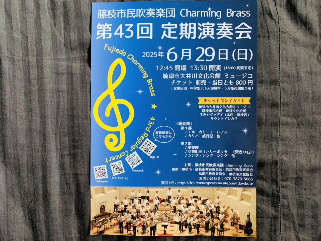 藤枝市の定期演奏会