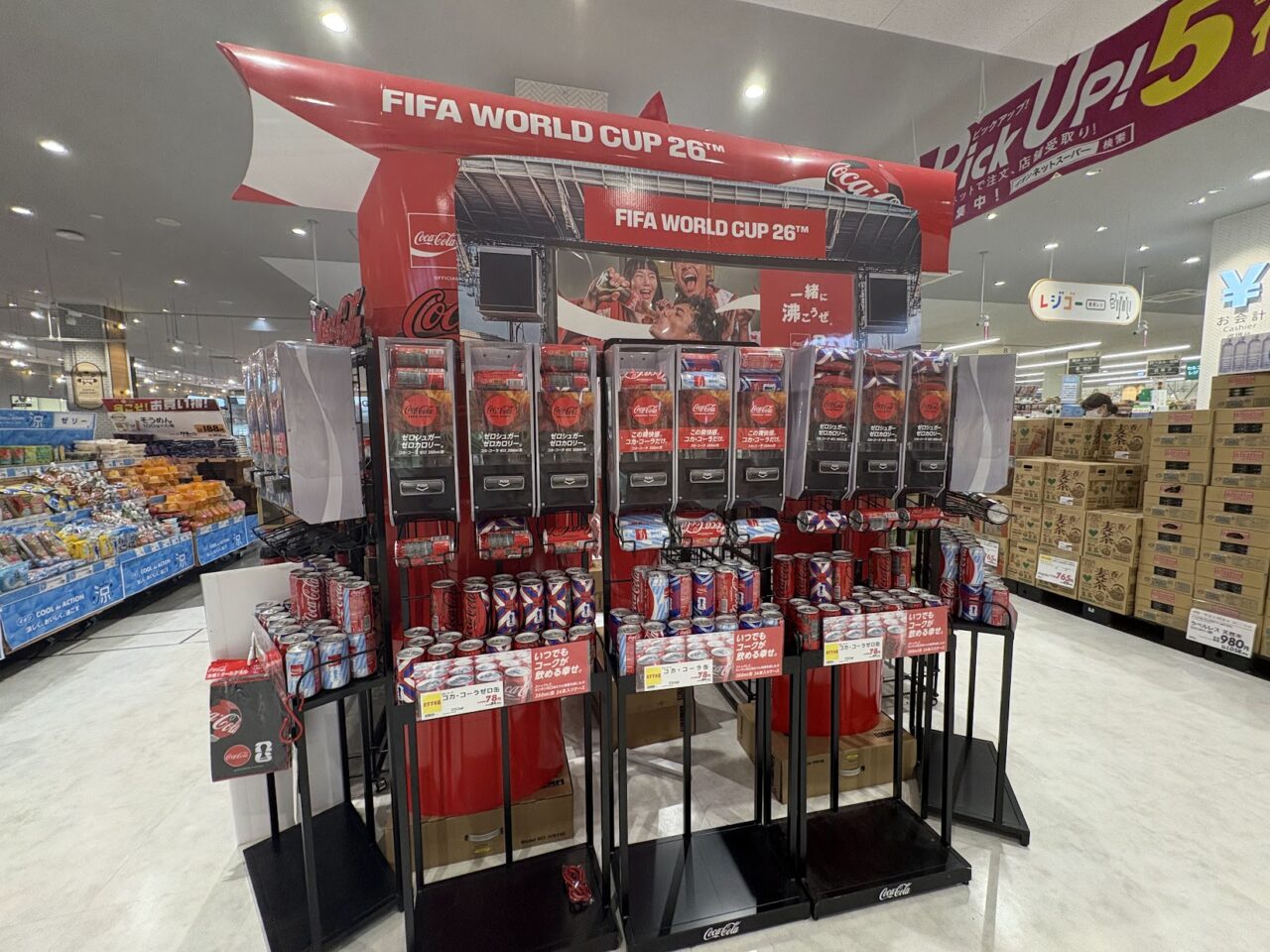 イオン東淀川のコカ・コーラブース