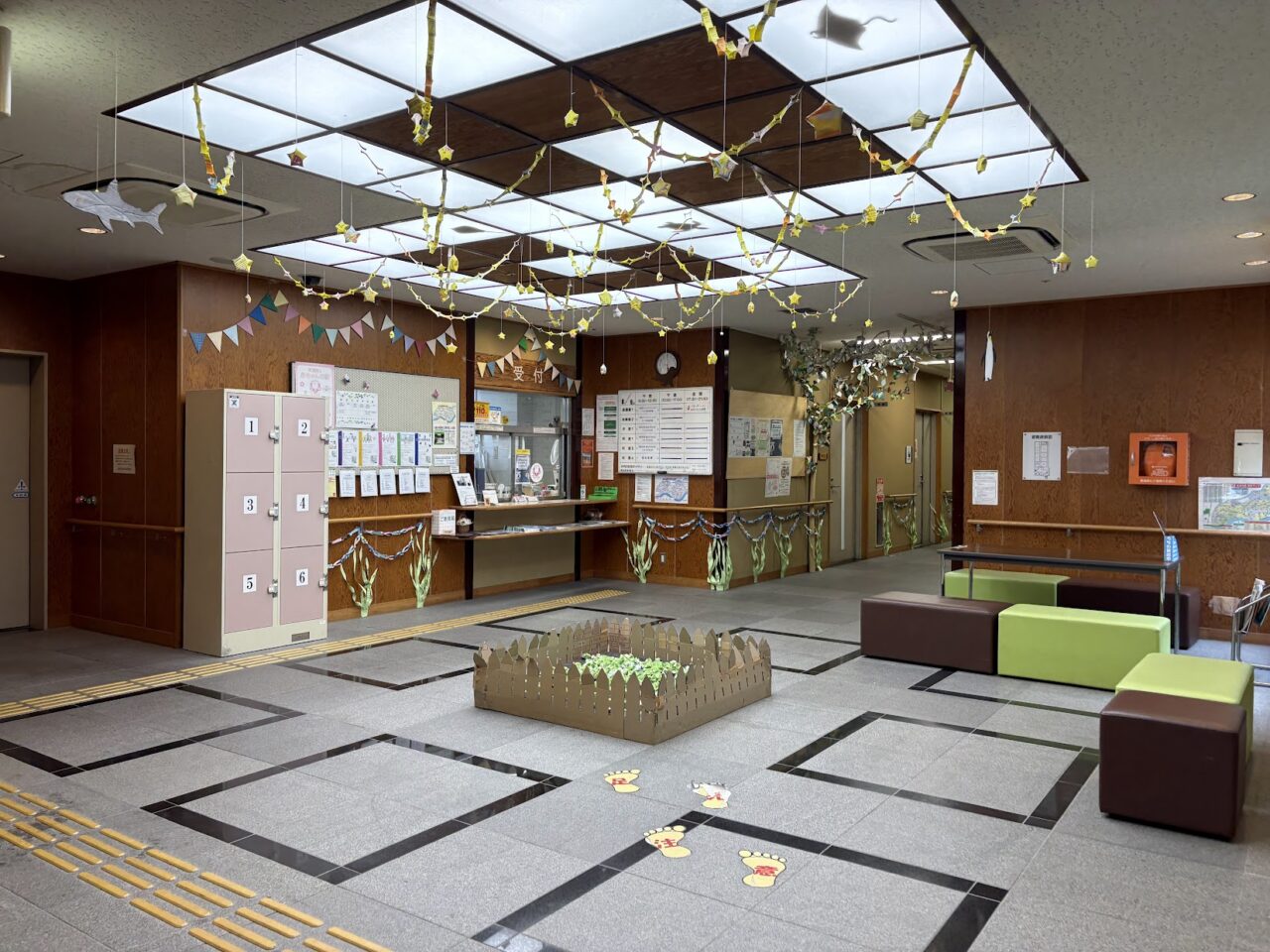 東淀川区民会館の4階の様子