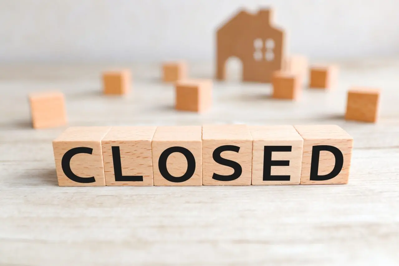 閉店