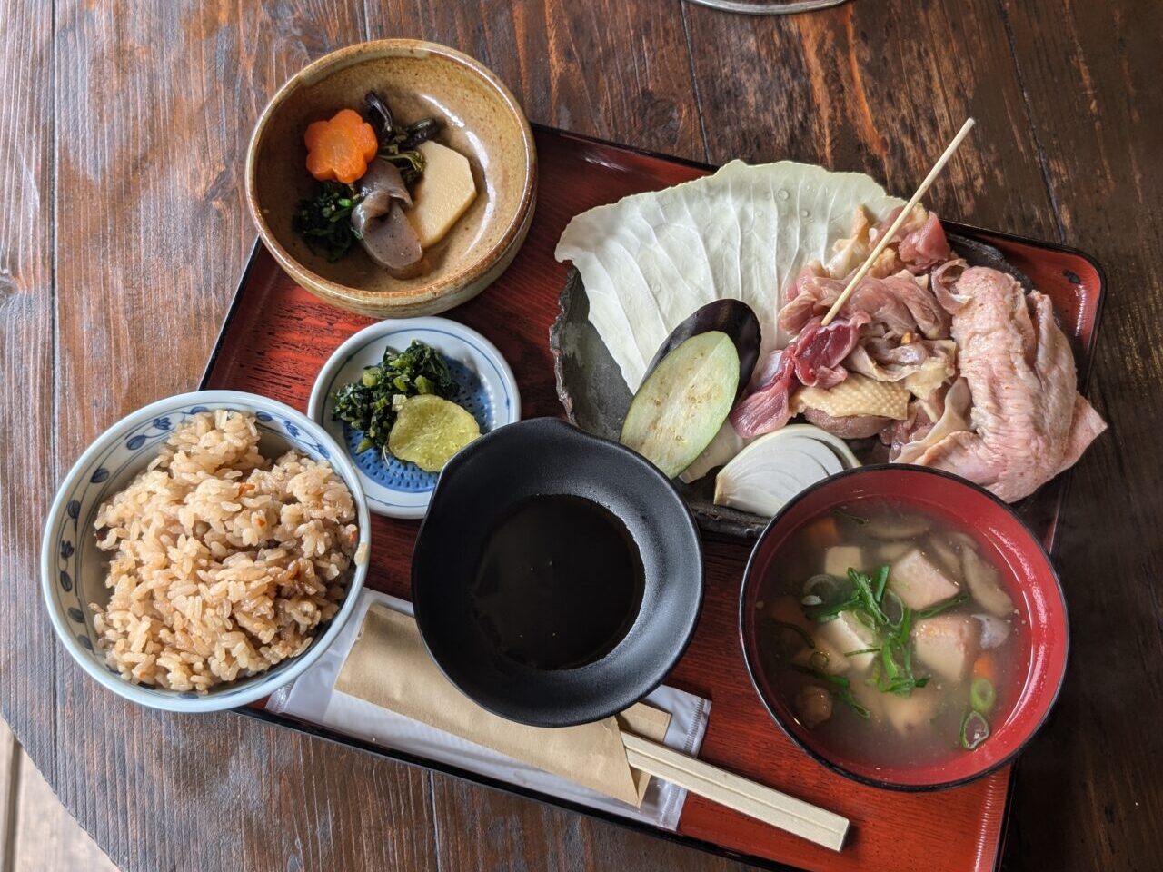 地鶏セット