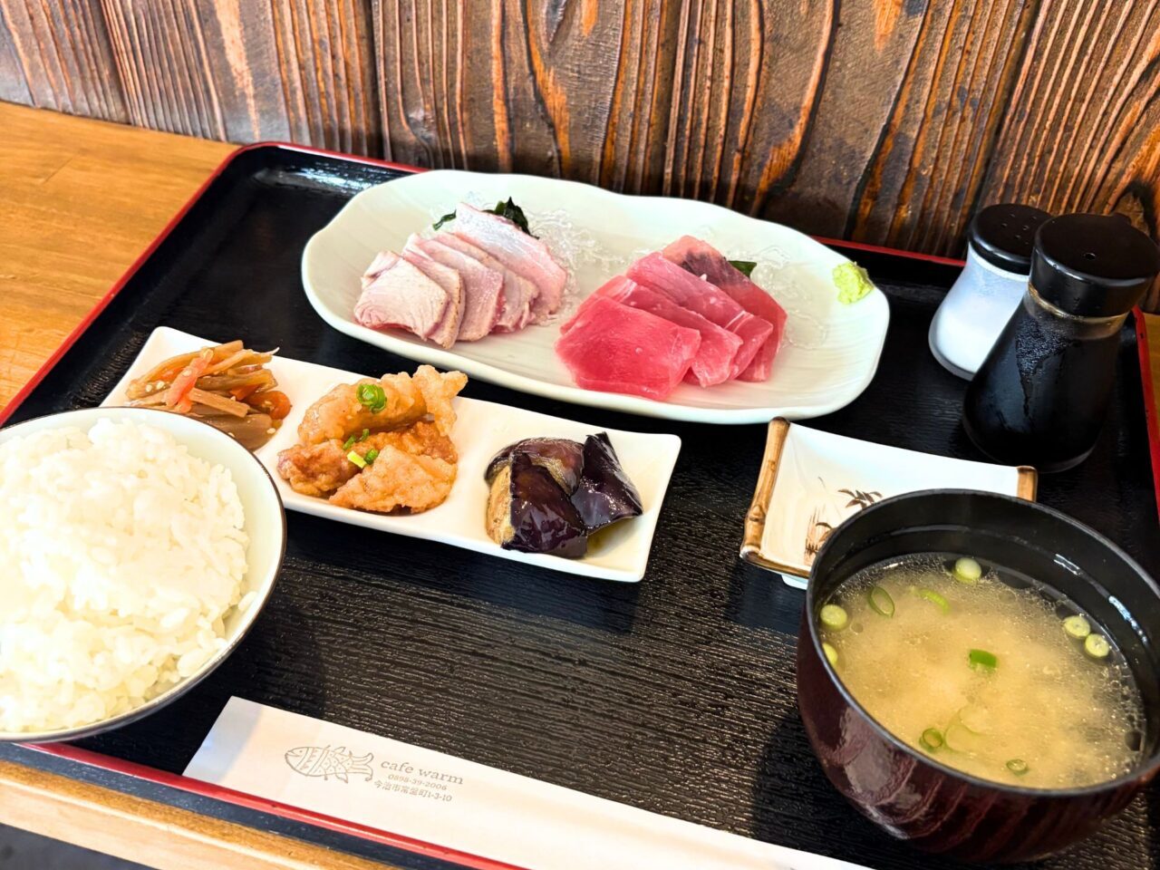 【今治市】お手軽価格で本格海鮮定食を! 「カフェ魚夢(warm)」にお邪魔してみました!