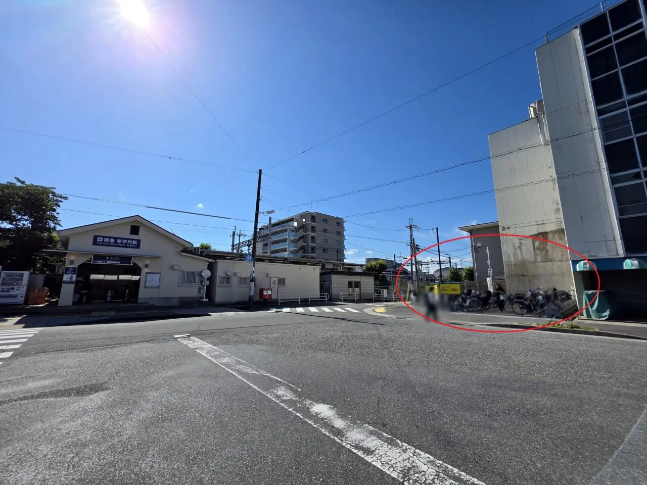 阪急新伊丹駅駐輪場