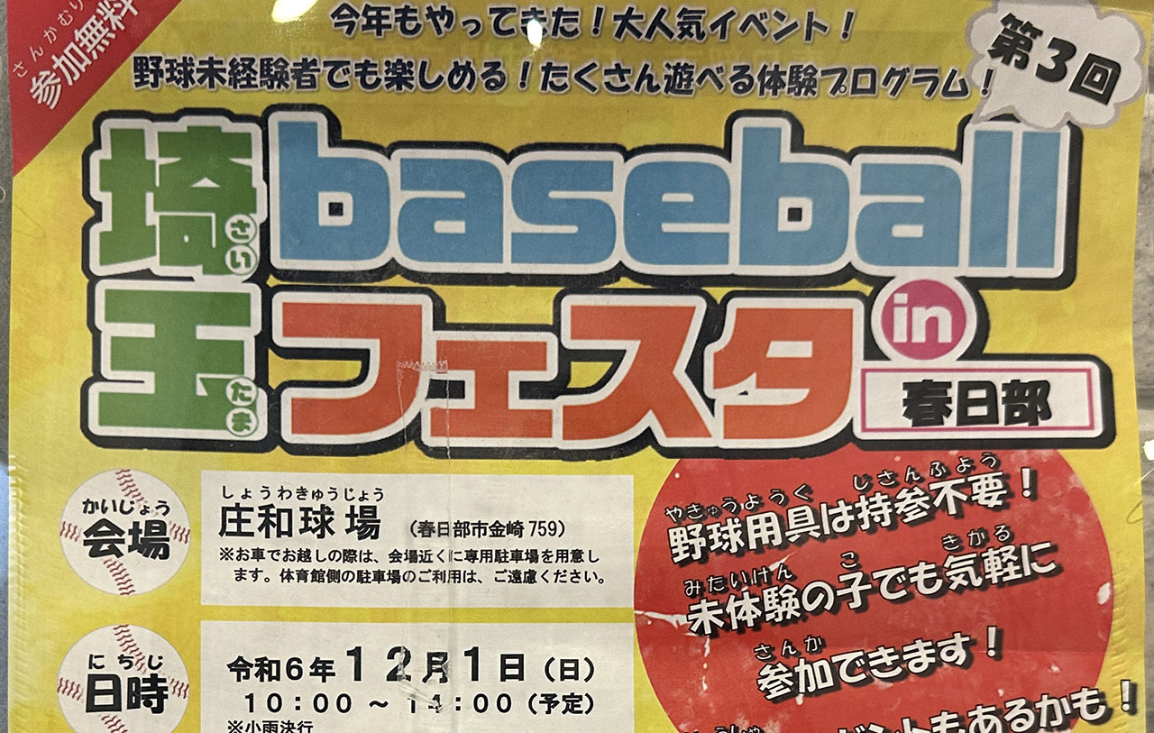 埼玉baseballフェスタ