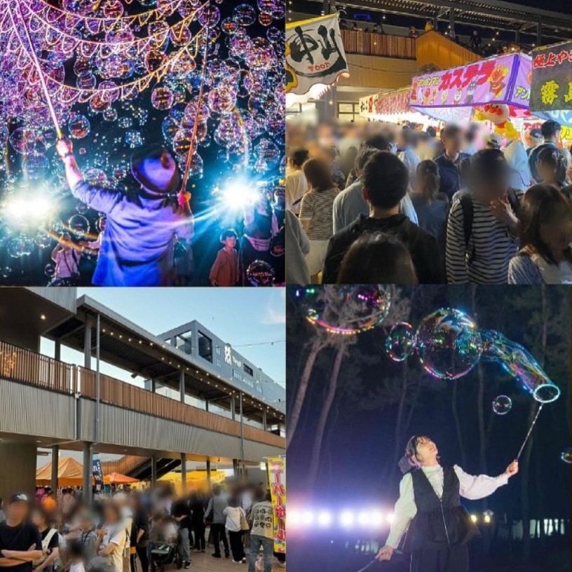 2025年5月24日(土)・5月25日(日)に、最終日には前回も大好評で多くの方が来場された「ナイトバブルショー」が行われる「第5回・福岡夜市」が「アイランドアイ」で開催予定です。