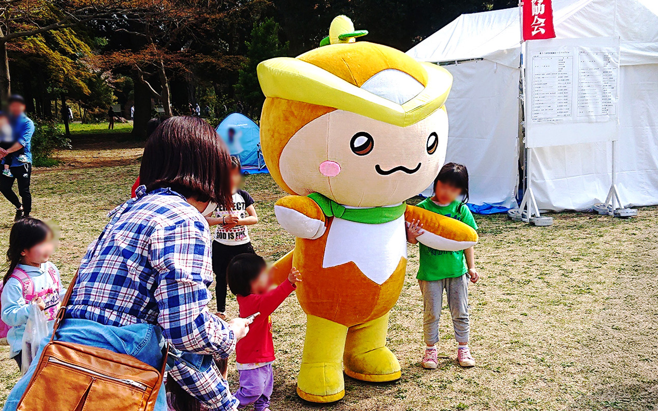 イベントで大人気のトコろん