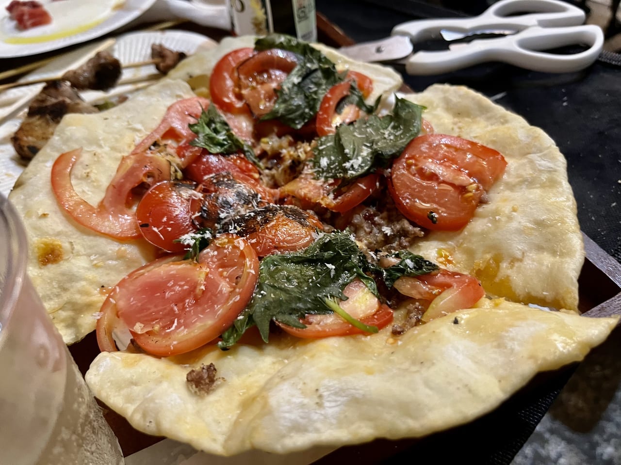 2023年トラットリアHANMIスキッシェッタピザ