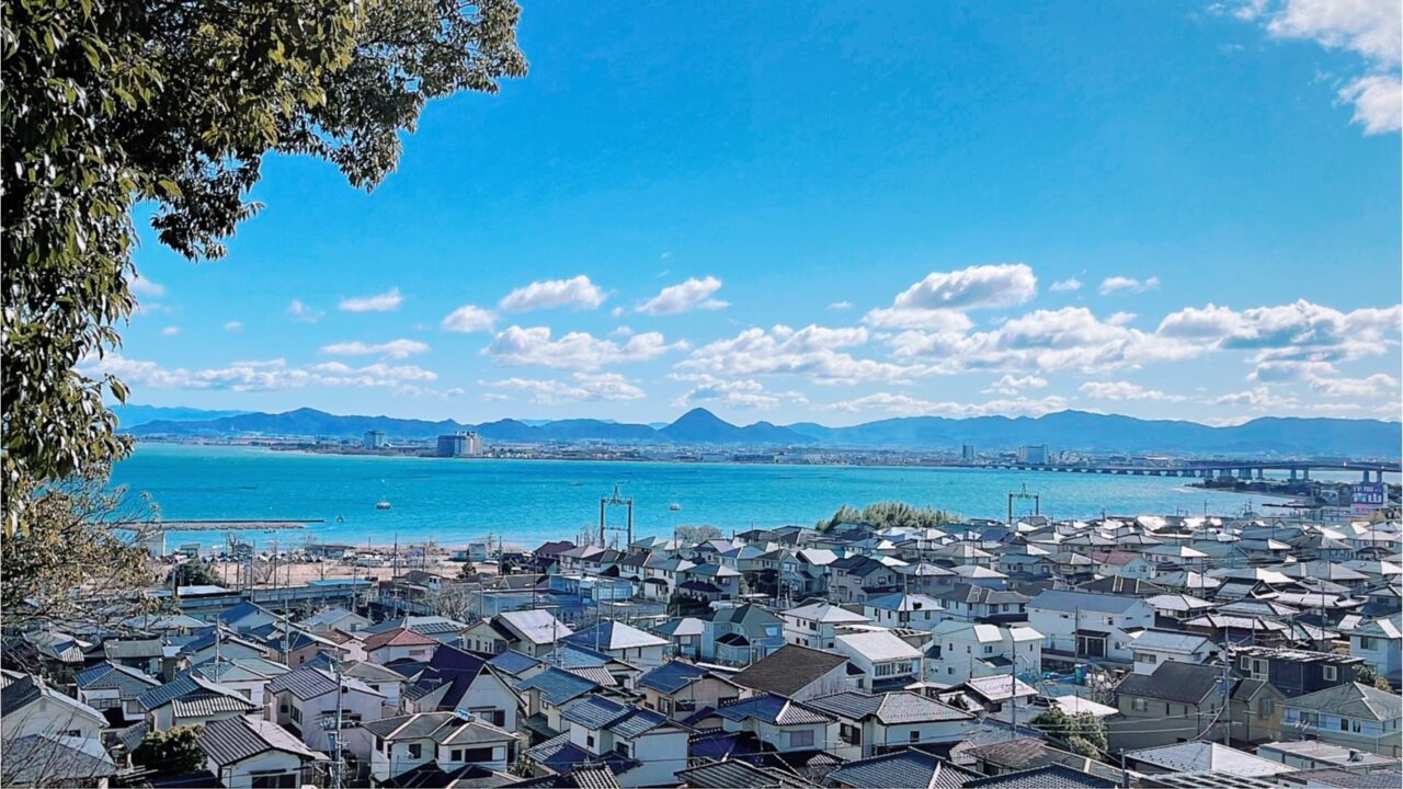 小野妹子公園からの眺め