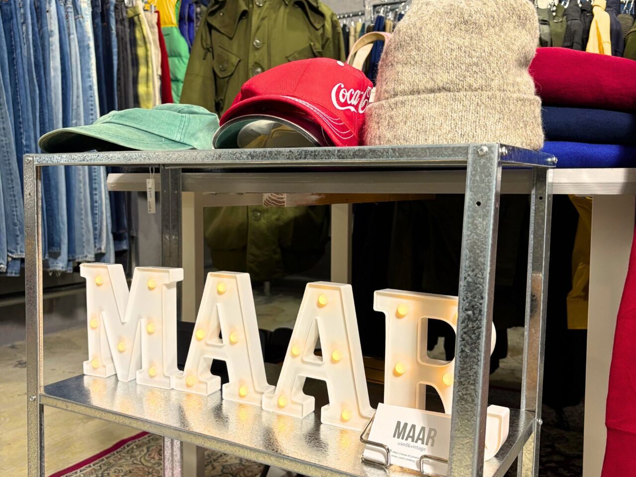 【今治市】全商品20パーセントオフ!? 海外古着を取り扱う「古着屋MAAR」でオープン1周年祭が開催予定!