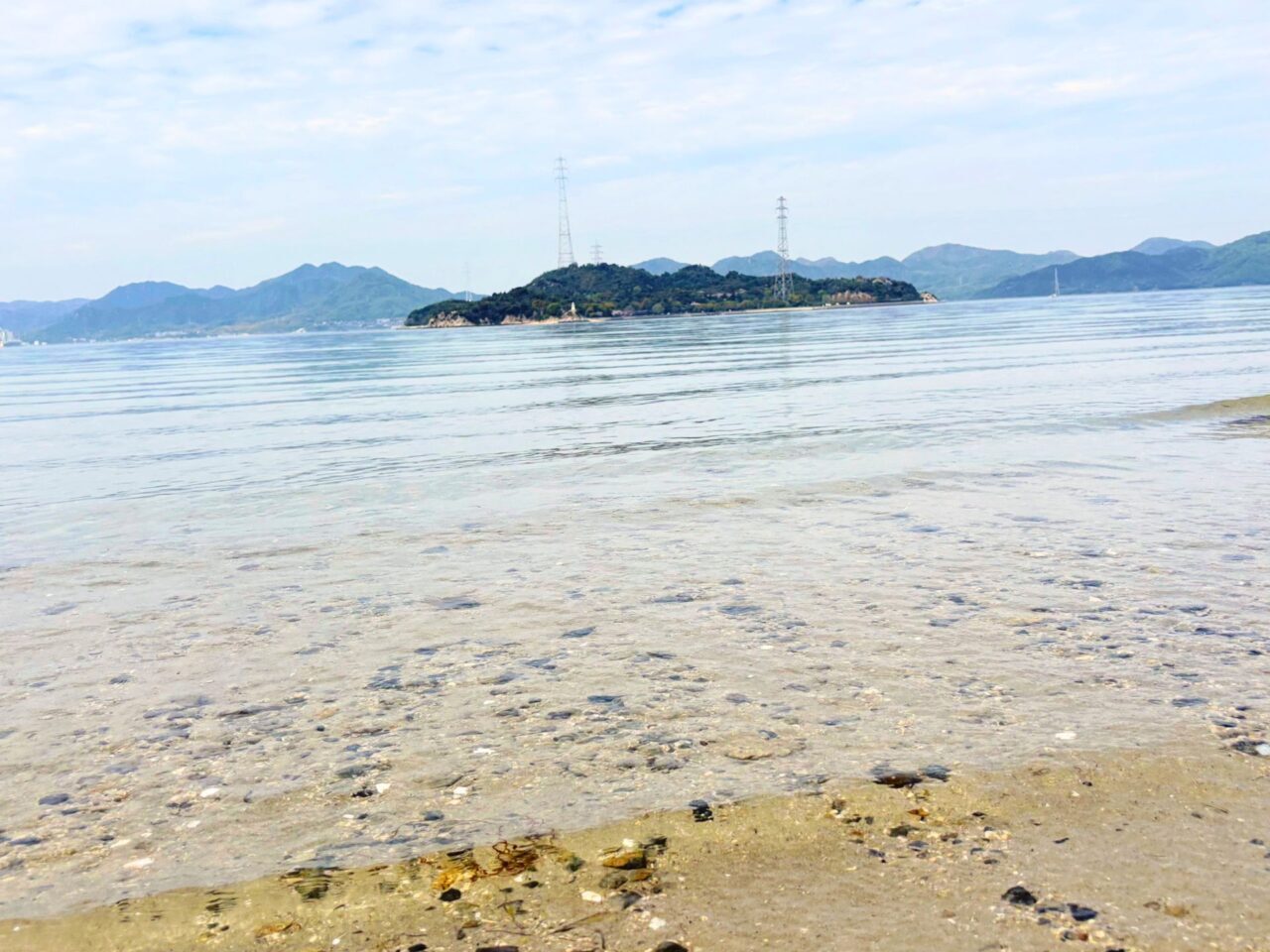 大三島の美しい海