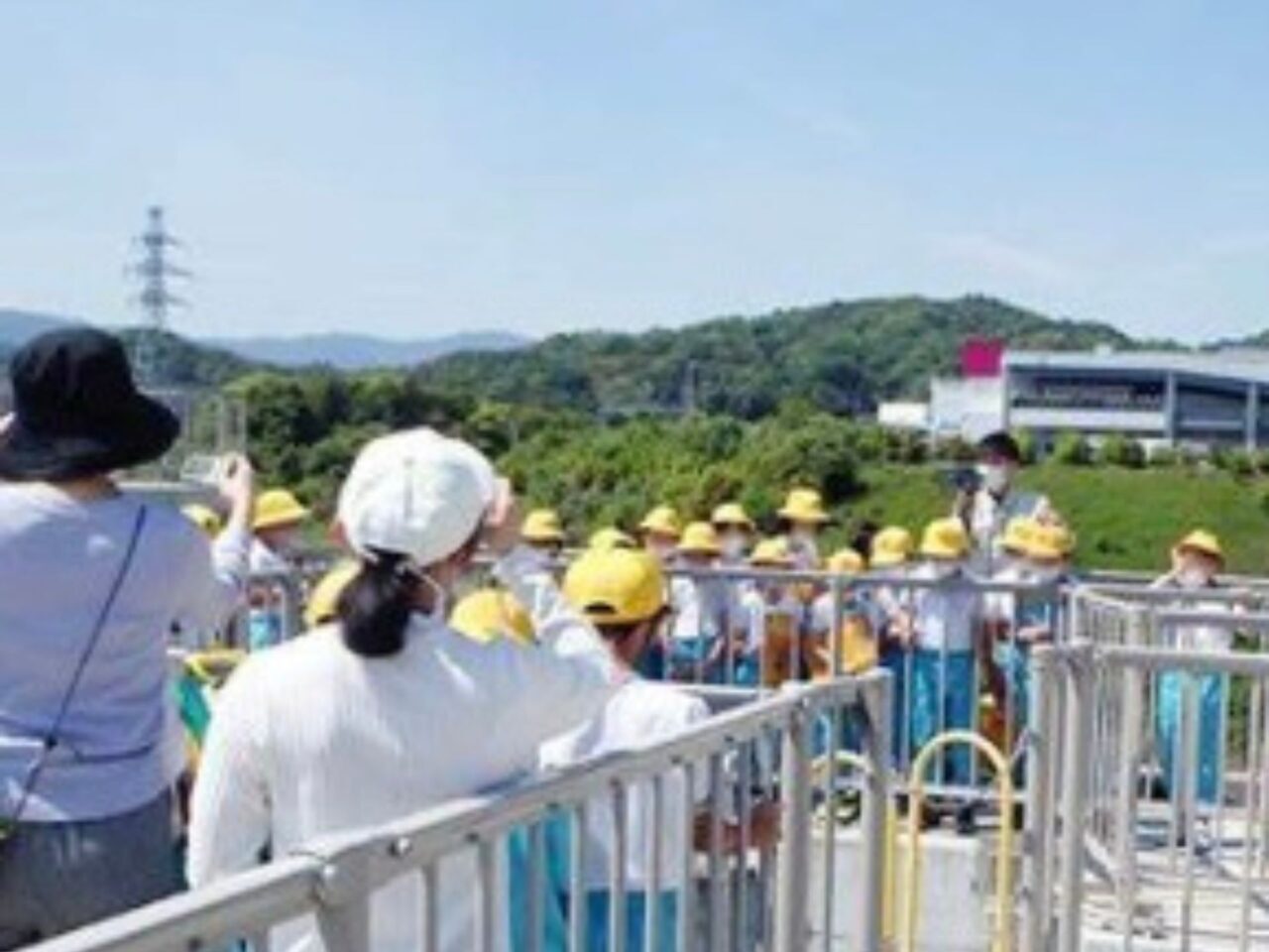 水道施設見学スタンプラリー バリウォーターの実施風景