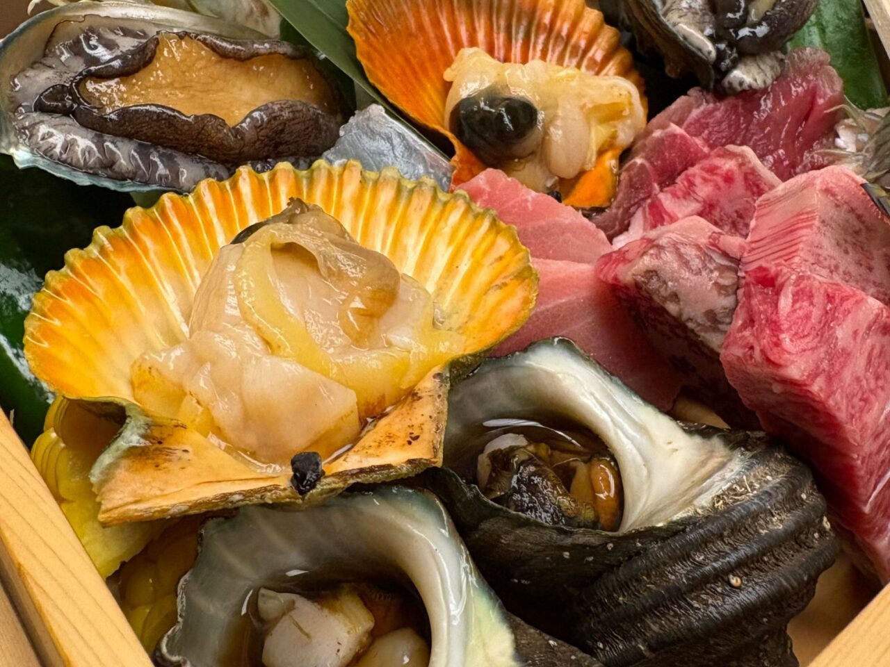 30周年記念 肉と魚介の炙り焼き