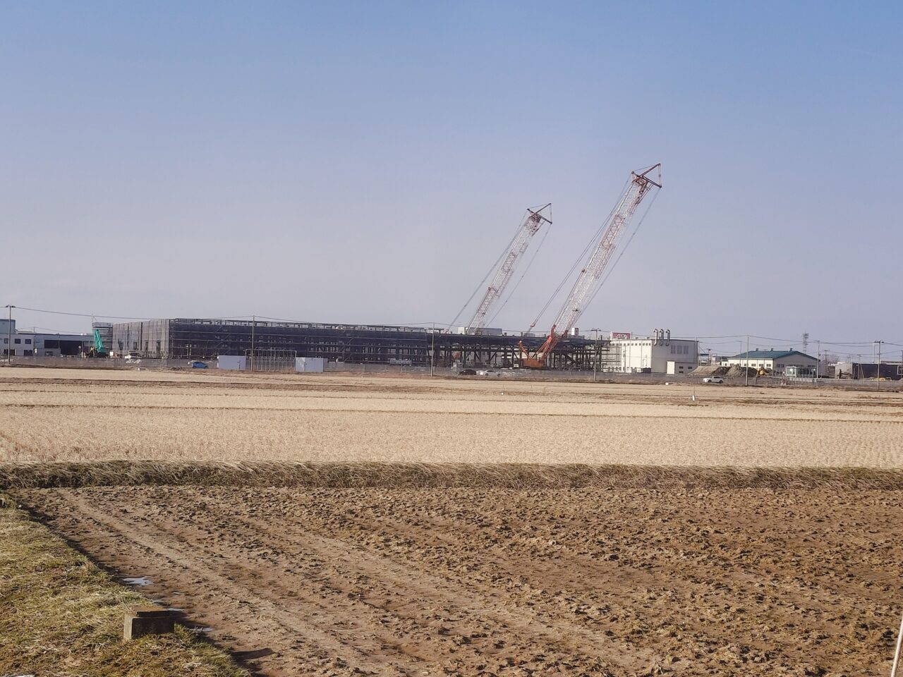 ナミックス新潟的場新工場 遠方撮影