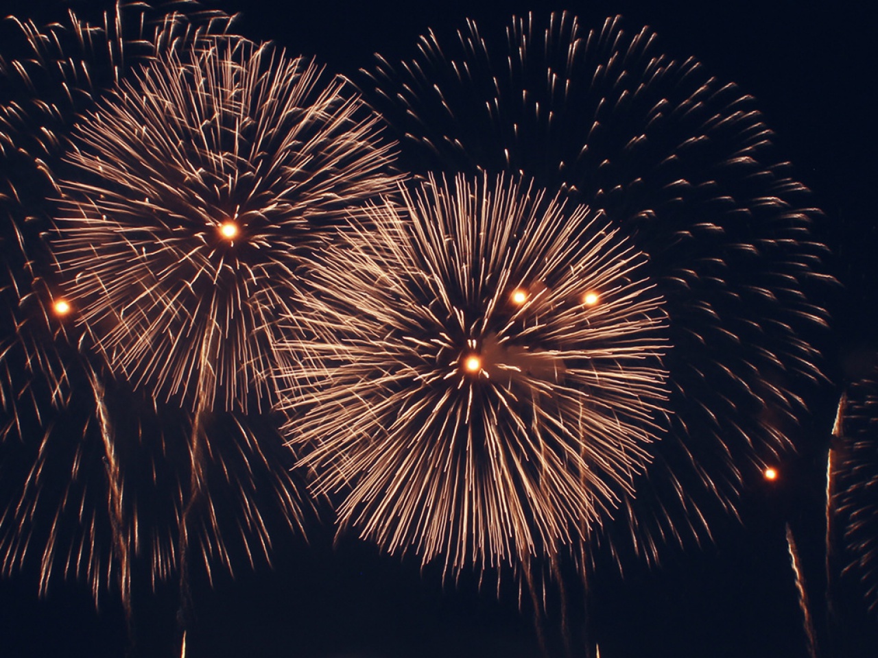 夜空に咲く花火