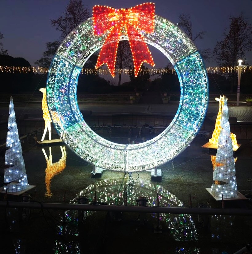 寺ケ池公園イルミネーション2025