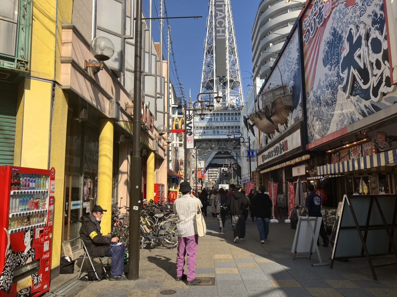 ２回目の調査の様子（2026年1月17日、号外NET浪速区撮影）