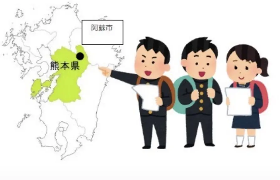 通天閣下で熊本県の阿蘇からやってくる修学旅行生が”商人体験”！ 2/22に通天閣下の王将の碑周辺で、特産品販売とふるさとPRを実施します