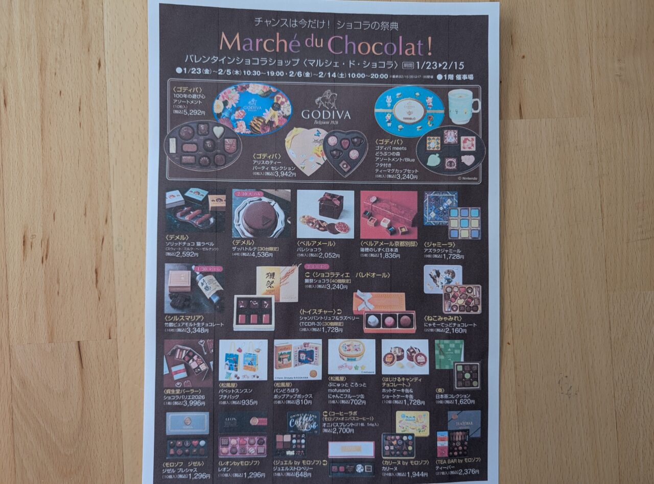 マルシェドショコラ