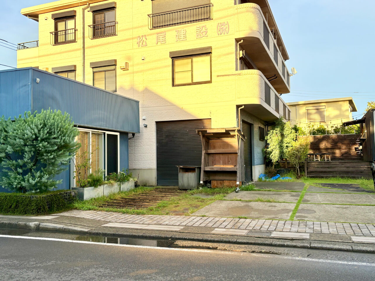 茅ヶ崎ストーリーマルシェの会場となる松尾建設株式会社の外観