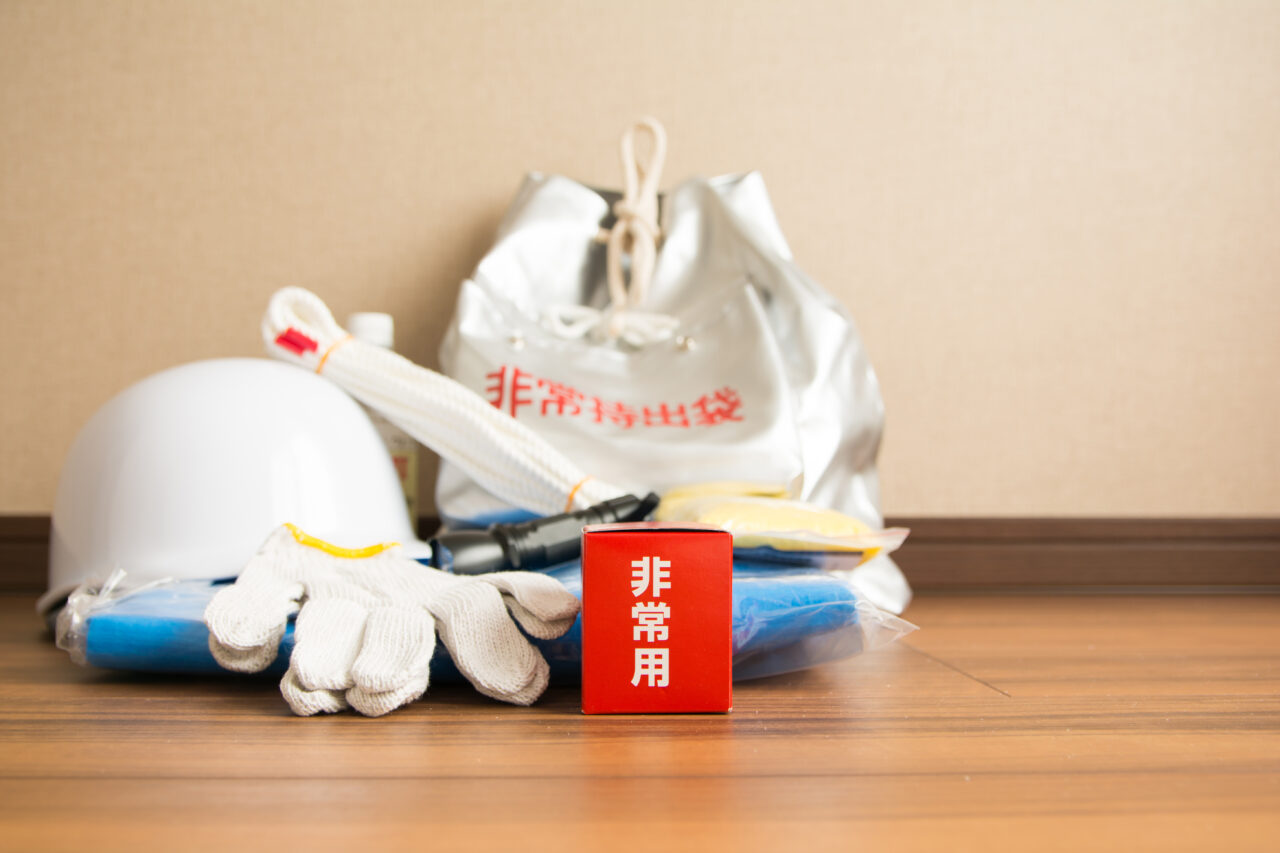 防災グッズの写真
