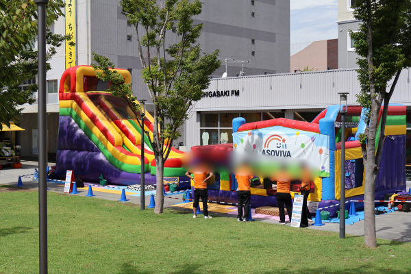ふわふわ遊具イベント過去開催の様子茅ヶ崎