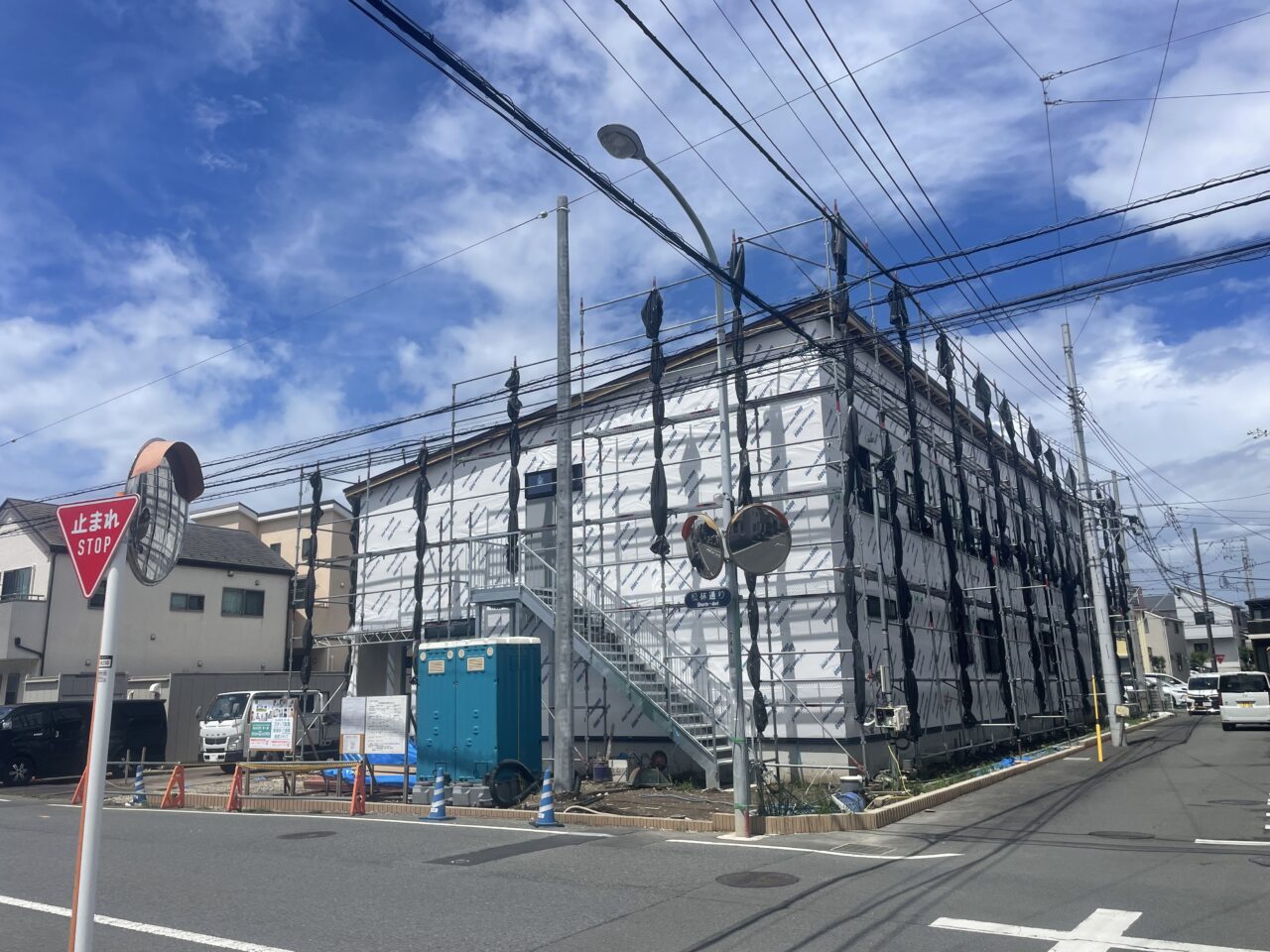 茅ヶ崎市菱沼二丁目の松林通り沿いで建設が進むReHOPE茅ヶ崎