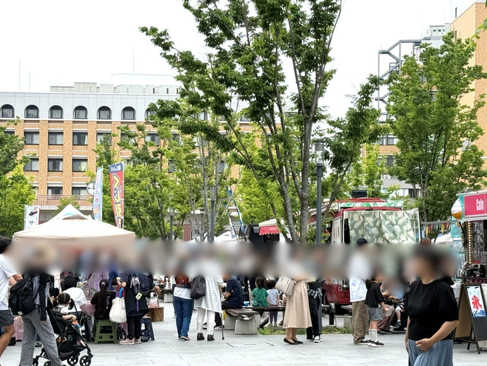 多くの来場者で賑わう湘南Hau’Oliフェスティバルの過去開催時の様子