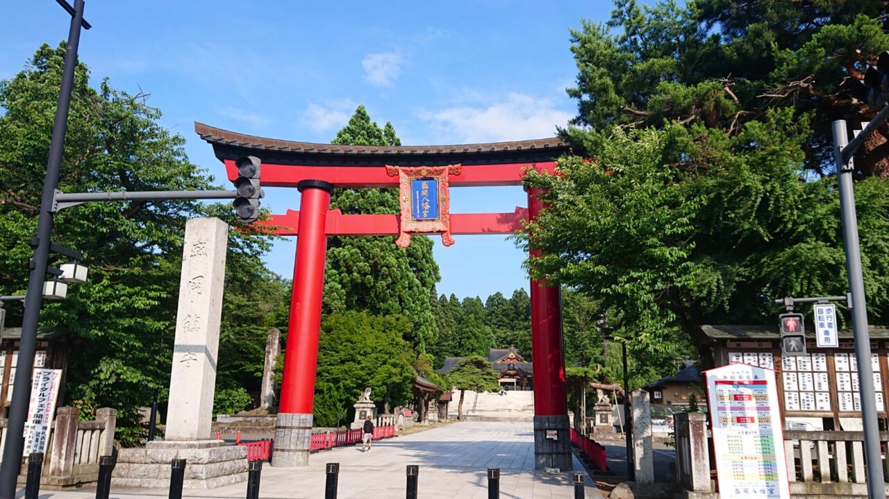 盛岡八幡宮の様子2025年7月