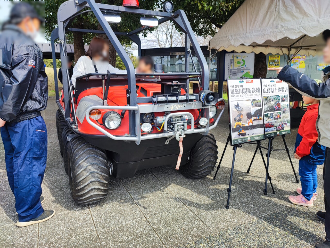 蓮田市役所で「蓮田市防災フェア」