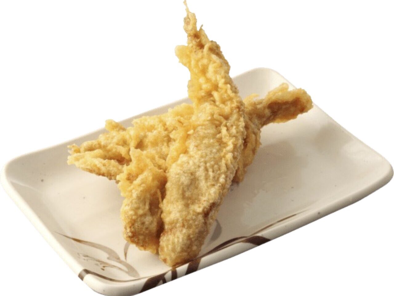 皿に盛られたかしわ天の提供イメージ