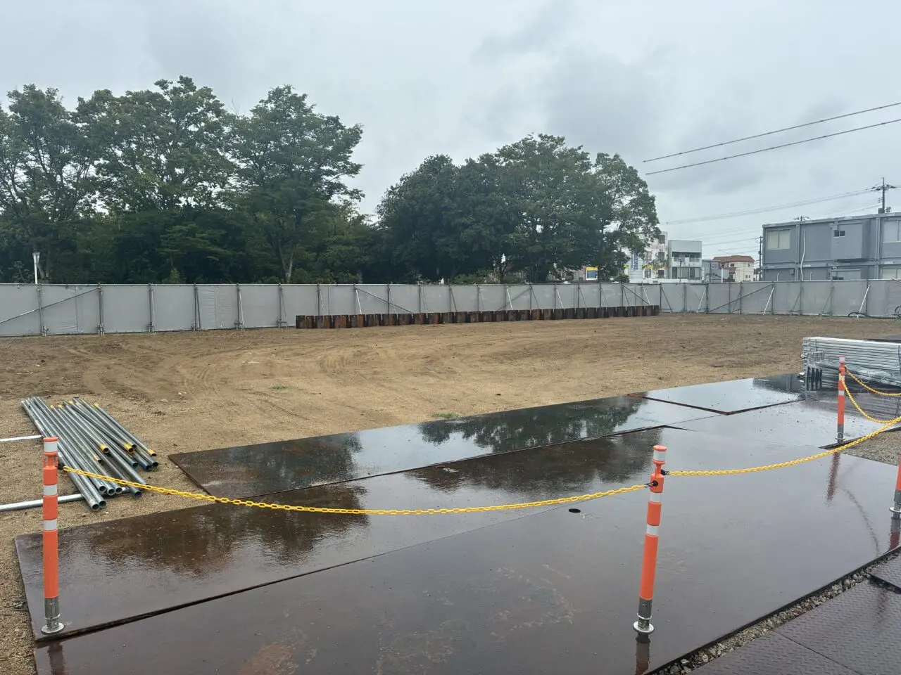 グリーンリッチホテル倉敷水島の建設現場