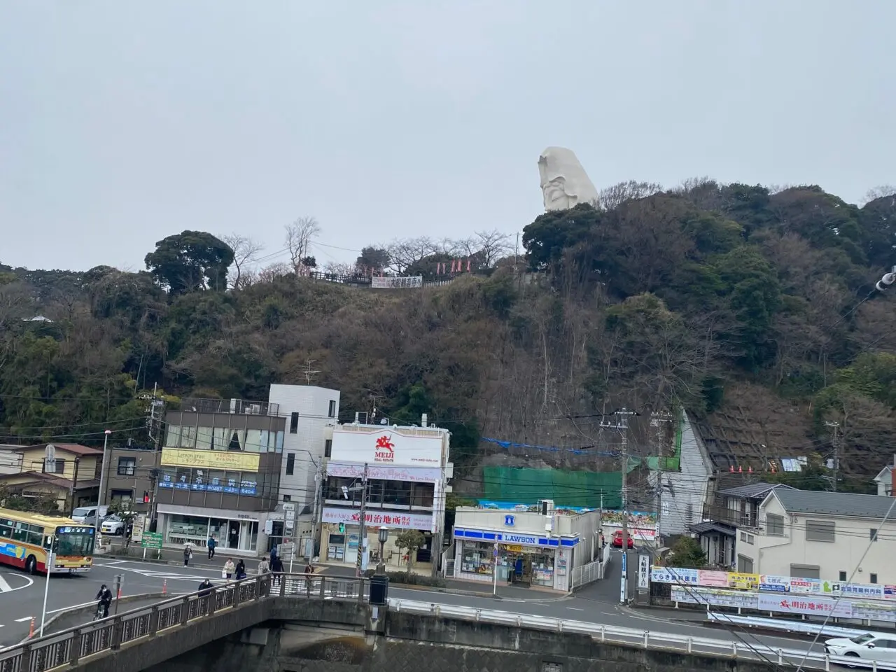 大船観音豆まき