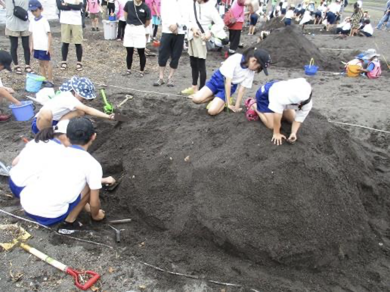 沼津市子ども会「砂の造形大会」