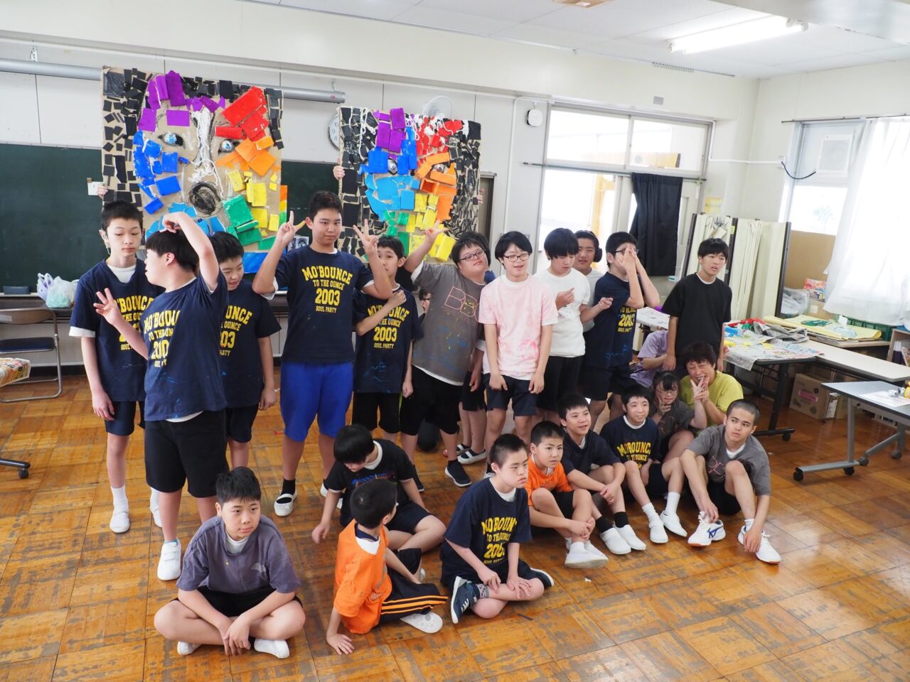 みらーとワークショップ 静岡県立沼津特別支援学校「リサイクルアート」