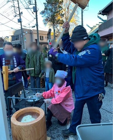 ゆく年もちつき大会