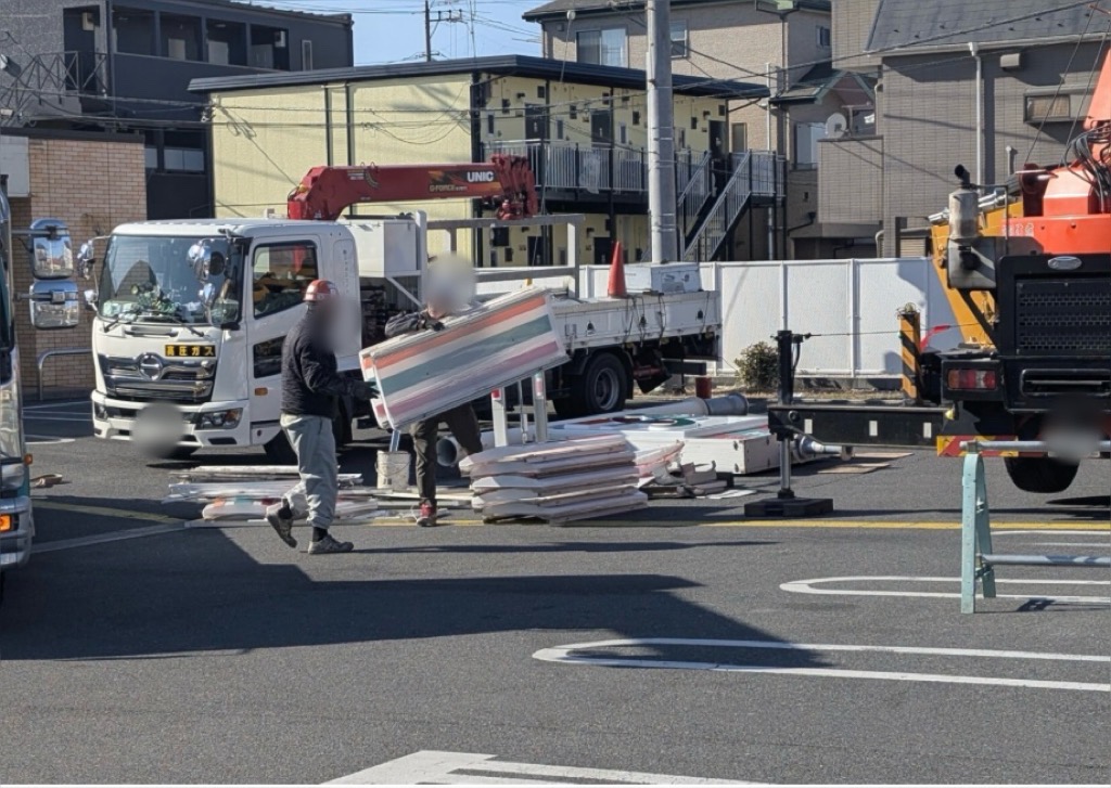 セブンイレブン草加新田店　建て替え工事　再オープン